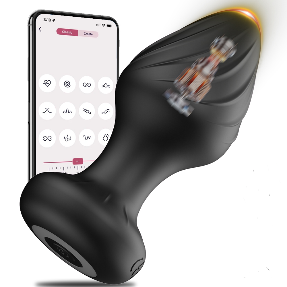 Men Accessories App - Vibrador Anal con Control por Aplicación,