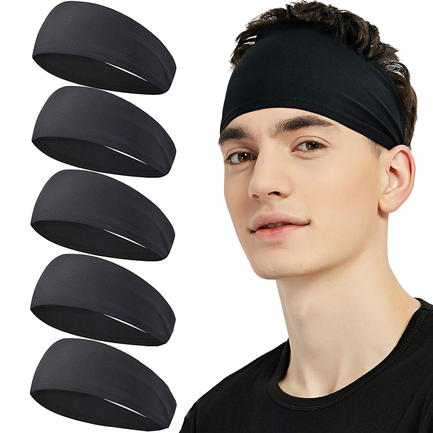 Men'S Yoga Accessories - Banda para el sudor para hombres