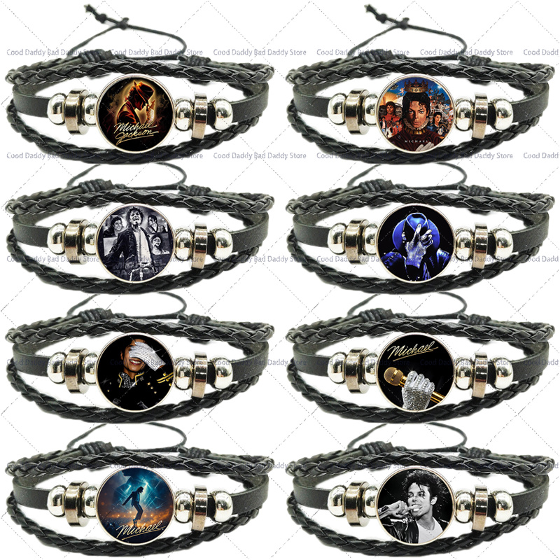 Men'S Accessories Fashion - Pulsera Tejida de Michael Jackson para