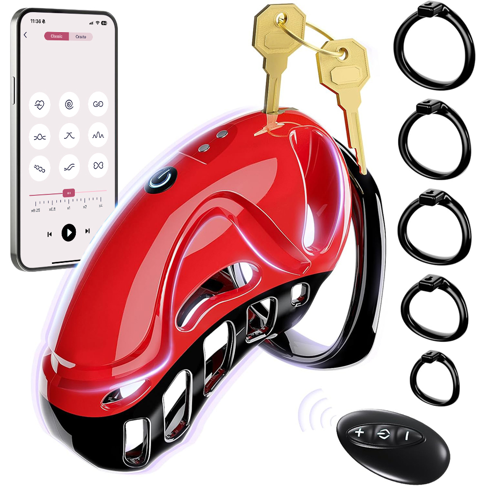 Men Accessories App - Dispositivos de Castidad Vibratorios para Hombre