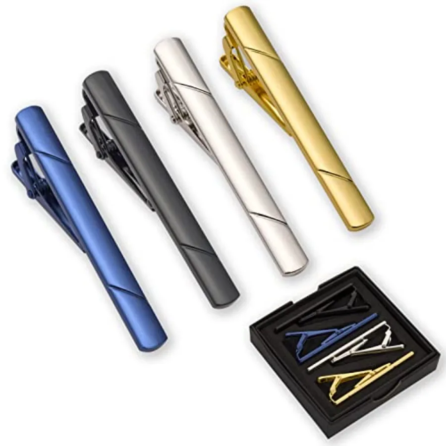 Men'S Accessories Fashion - 4 pinzas para corbata para hombre,