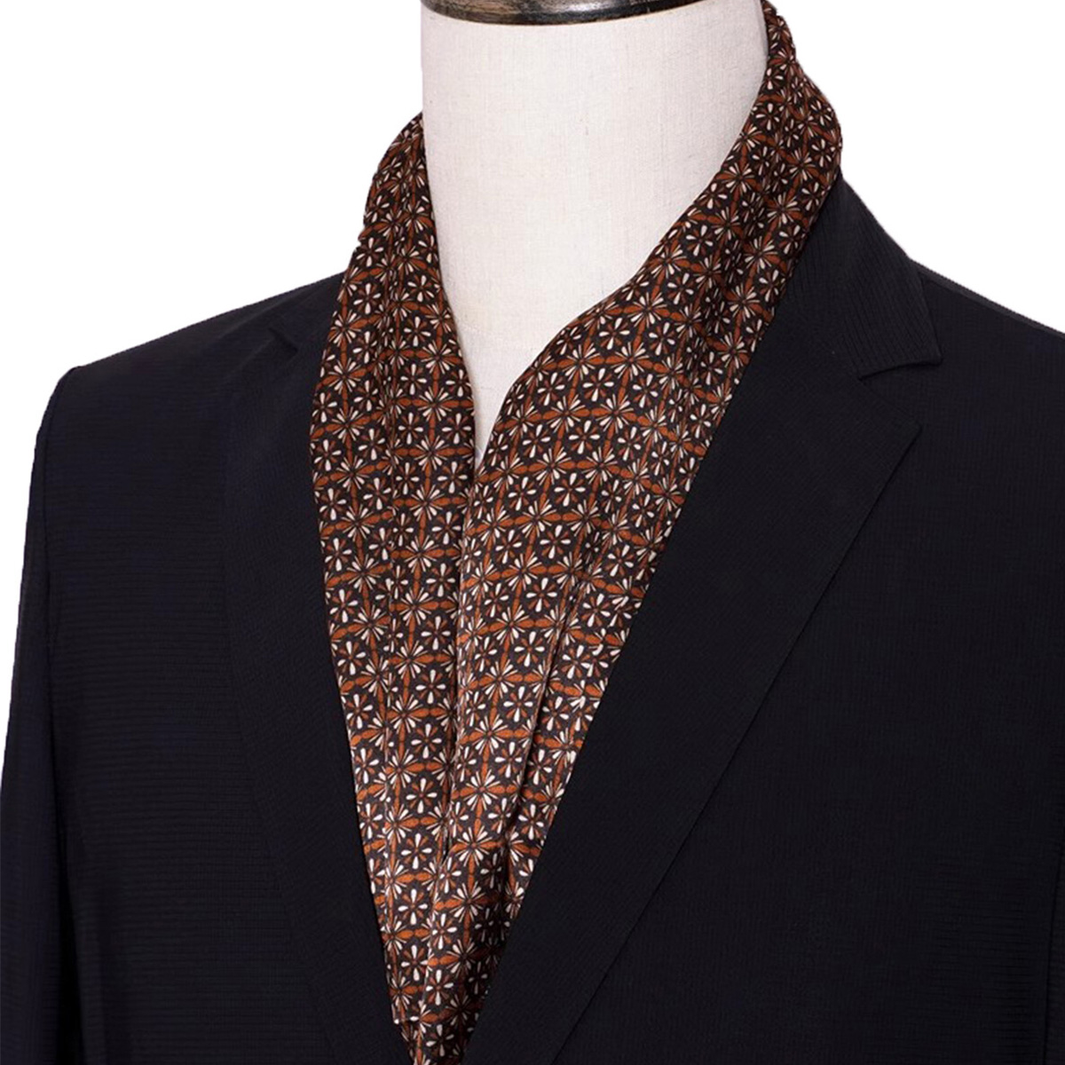Nueva bufanda de seda a rayas  - Men Accessories Sale reseña y precio