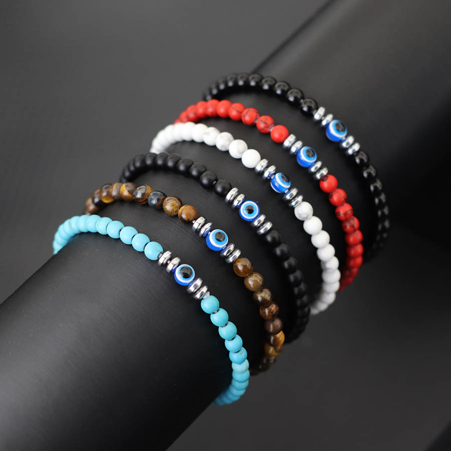 Pulsera clásica con cuentas pa - Men Accessories Evil Eye reseña y precio