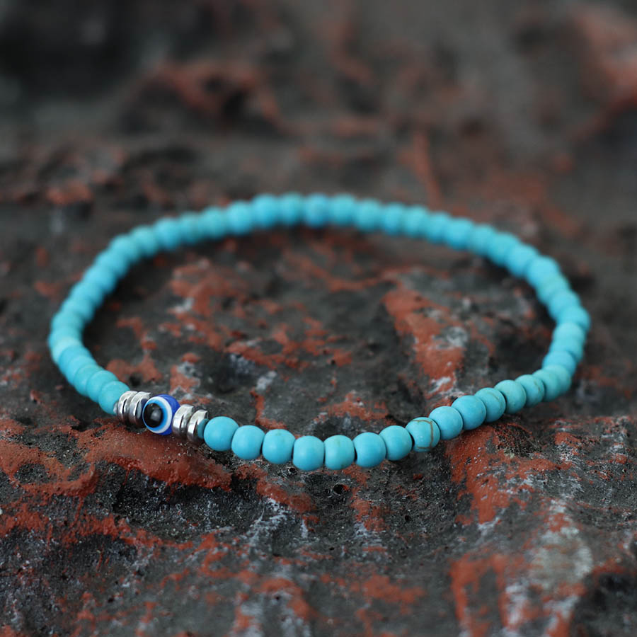 Pulsera clásica con cuentas pa - Men Accessories Evil Eye reseña y precio