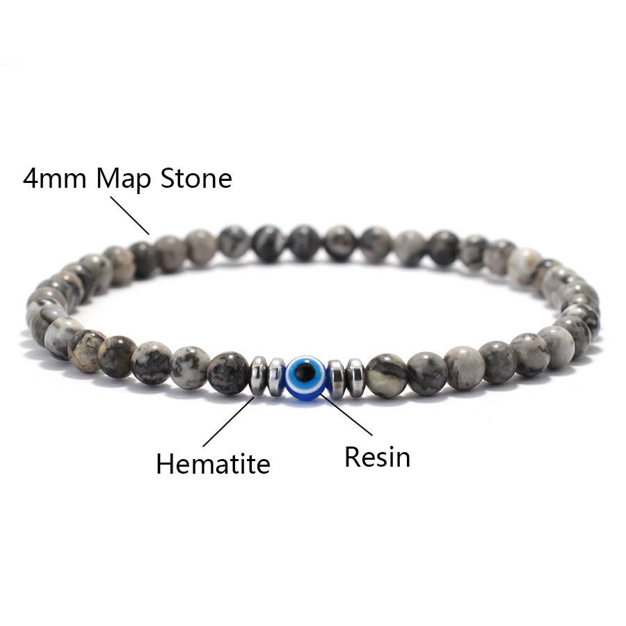 Pulsera clásica con cuentas pa - Men Accessories Evil Eye reseña y precio