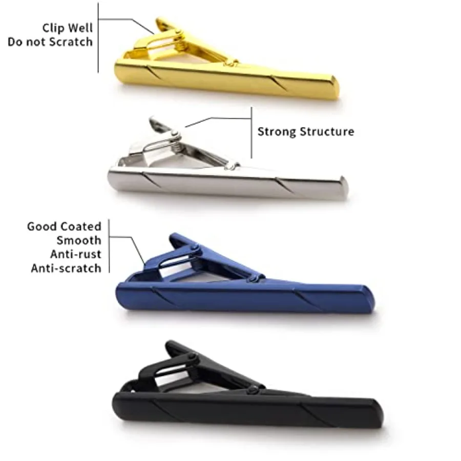 4 pinzas para corbata para hom - Men'S Accessories Fashion reseña y precio
