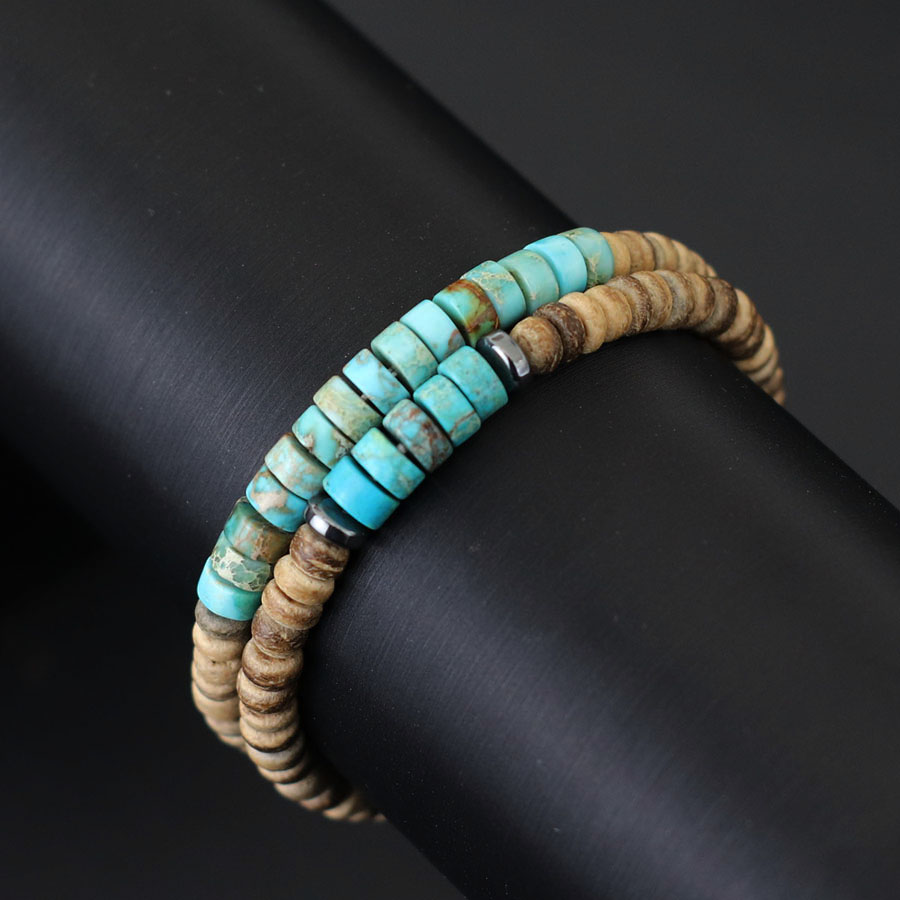 Juego de pulseras de cuentas d - Men'S Yoga Accessories reseña y precio