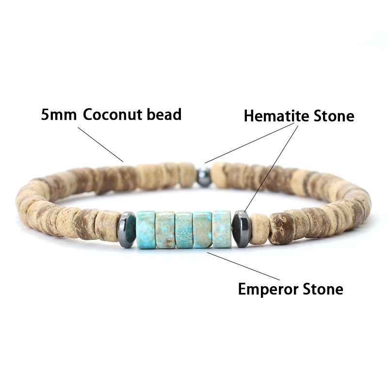 Juego de pulseras de cuentas d - Men'S Yoga Accessories reseña y precio