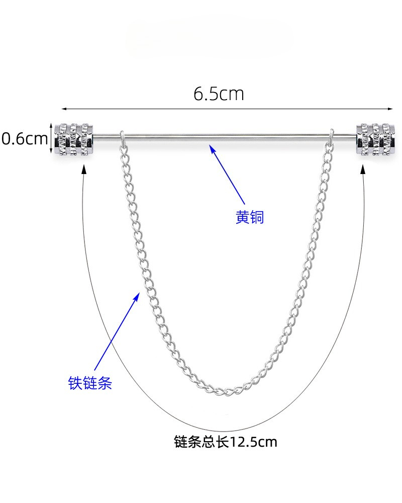 Nuevo broche para hombre, clip - Men'S Accessories Fashion reseña y precio