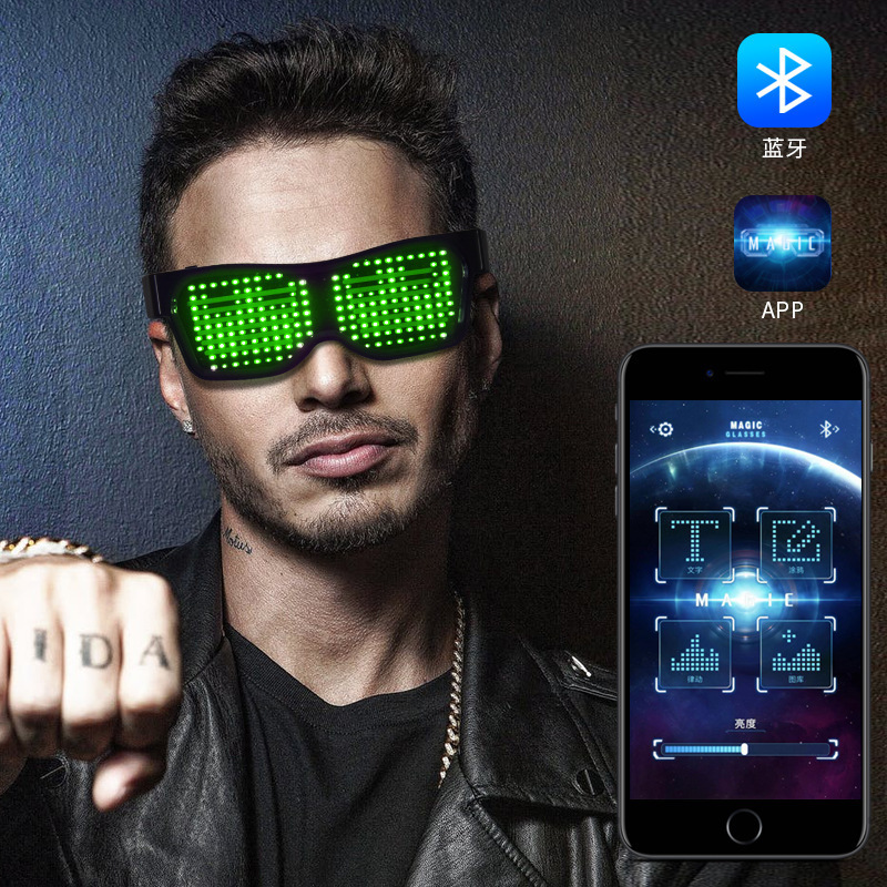 Gafas LED para Adultos, con Co - Men Accessories App reseña y precio